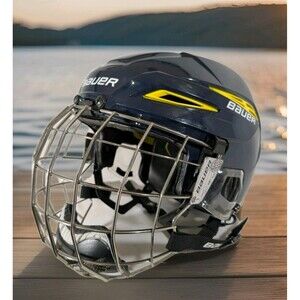 Bauer IMS 11.0 Full Face Hockey Helmet Adult SMALL (6 ½ -7) True Vision Pro Cage